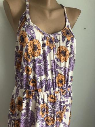 Letné vzorované plážové šaty, h&m,38