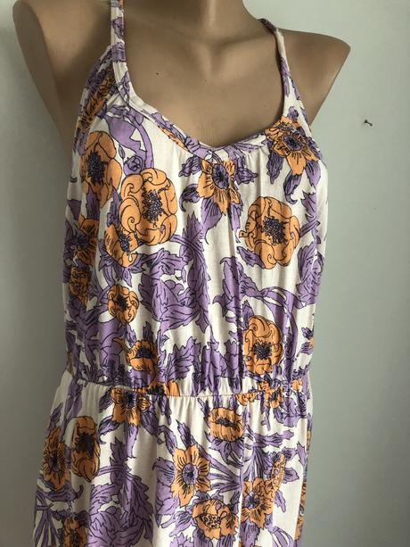 Letné vzorované plážové šaty, h&m,38
