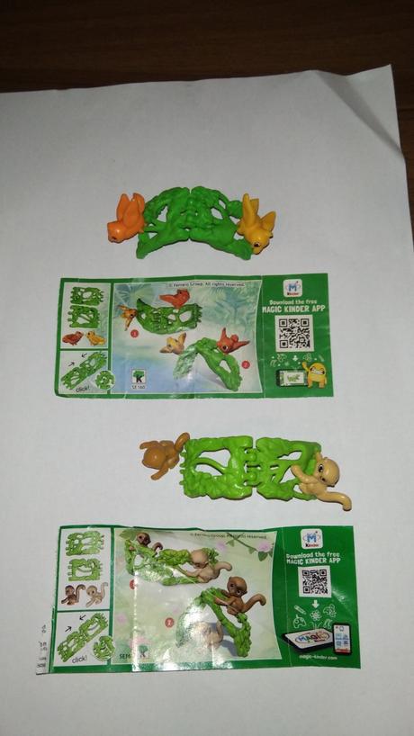 Kinder hračky natoons,