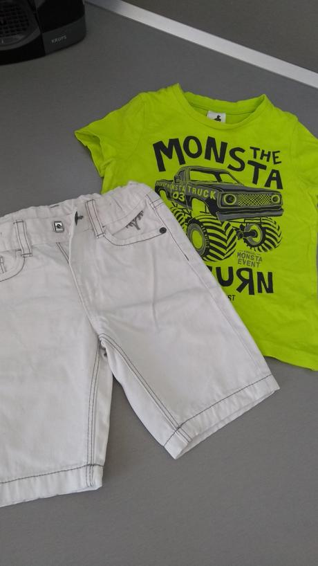 Kraťasy+ tričko, c&a,92