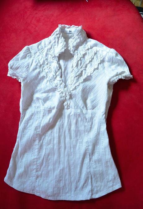 Blúzka so stojačikom, zara,s