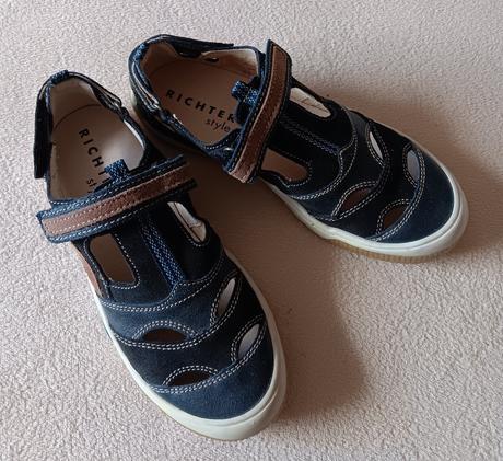 Nové kožené topánky chlapec veľ. 33, 33