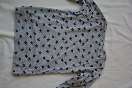 Hviezdičkové tričko na 3/4 rukáv, 128