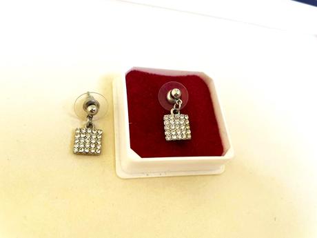 Luxusné štrasové náušnice, 