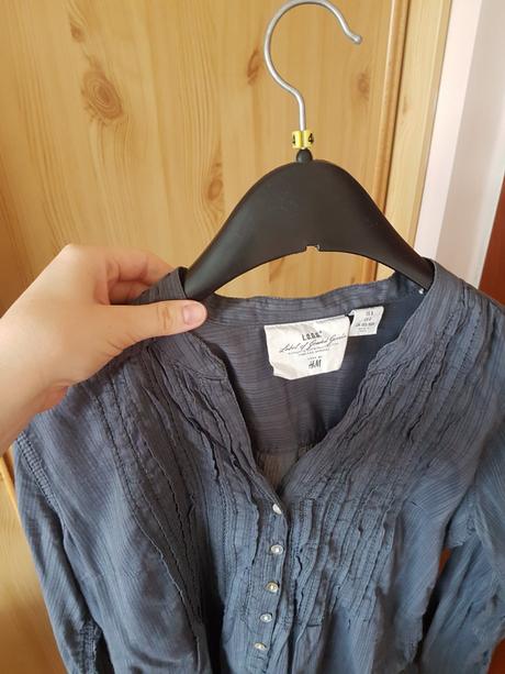 Šedá košeľa h&m veľ. 38, h&m,38