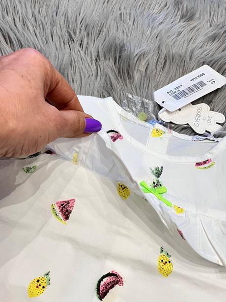 Dievčenská košeľa s volánom overkids (68-74), 68