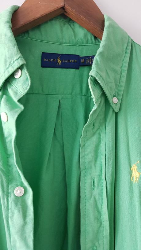 Ralph lauren,dlhé košelové šaty, ralph lauren,xs