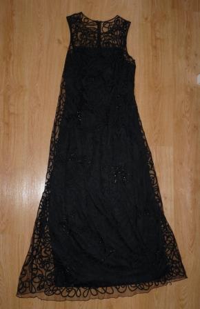 Dlhe čipkovane s koralkami, 46