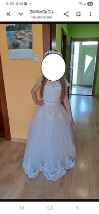 Šaty na 1.sv prijimanie, 140