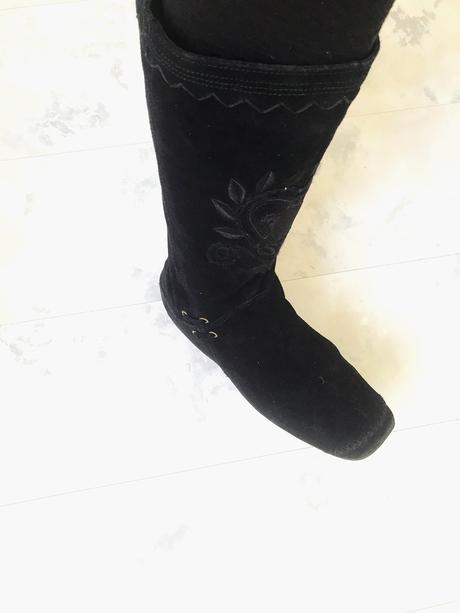 Semišové kožené čižmy 39/40, 40
