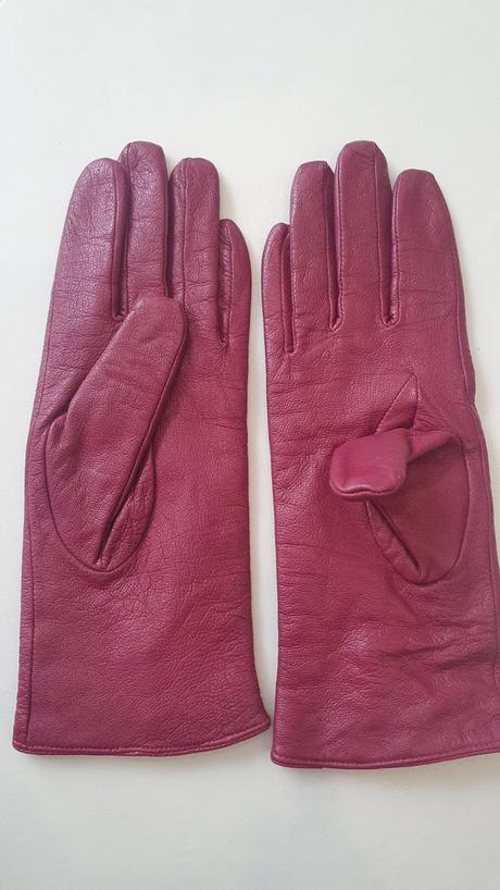 Kožené rukavice, s