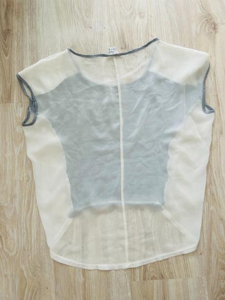 Luxusné tričko s priesvitným chrbátom guess, guess,xs