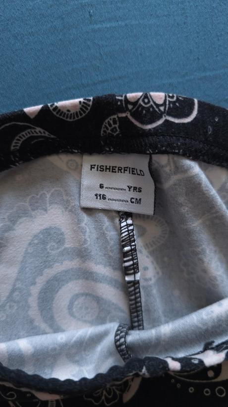 Predám  dievčenské legíny zn. fischerfield, 116