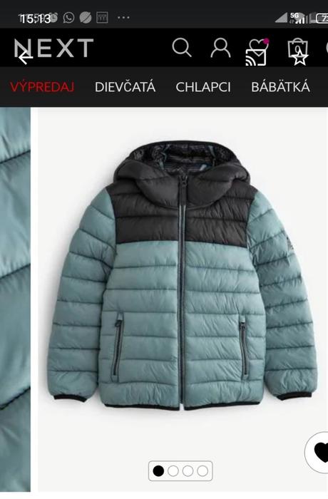 Prešívaná bunda next, next,134