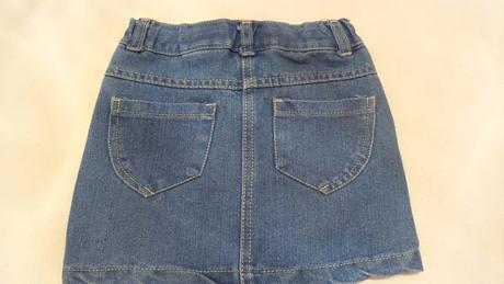 Riflová suknička, 104