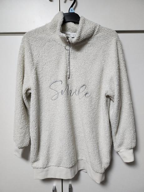 Teplá predĺžená mikina, lewro,152