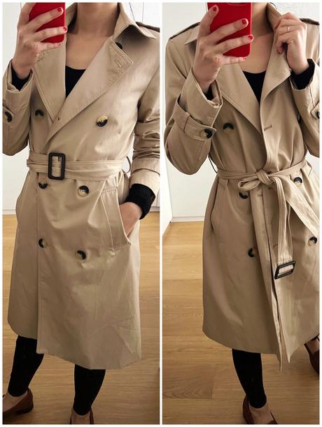 Trench coat stradivarius odolný voči dažďu, stradivarius,xs
