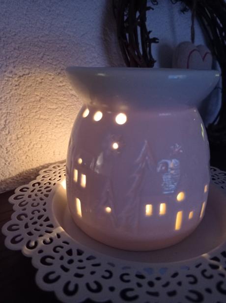 Aromalampa dedina, domčekovo -  difuzer - svietnik, 