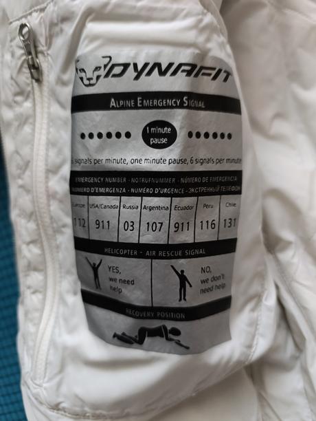 Dynafit paperová bunda vel.s, s