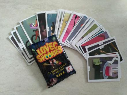 Nálepky strašidiel lovec spookies z kauflandu,