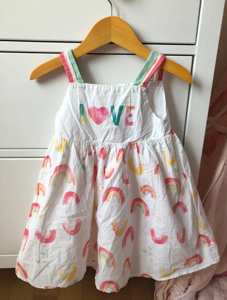 Biele dúhové šaty ovs, 92, ovs,92
