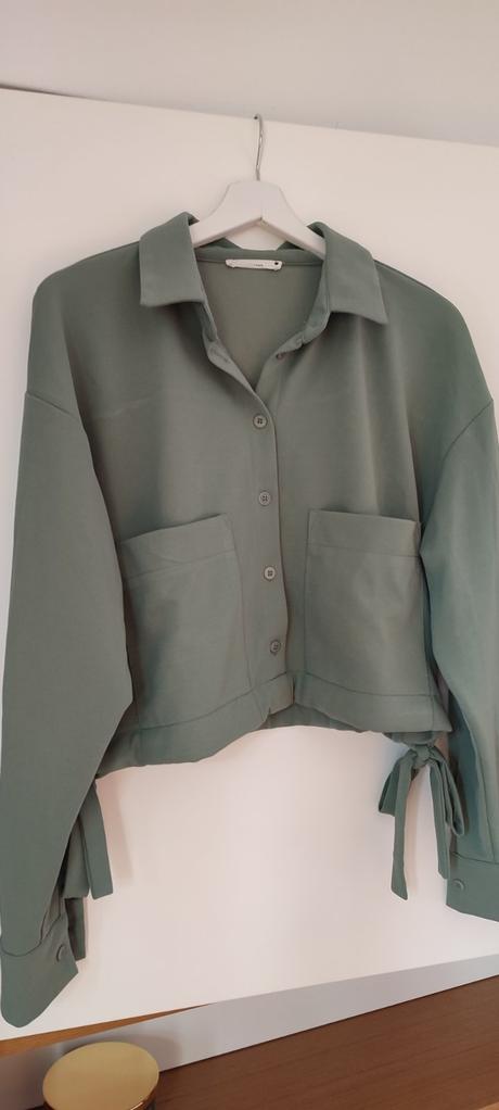 Crop top košeľa, reserved,m