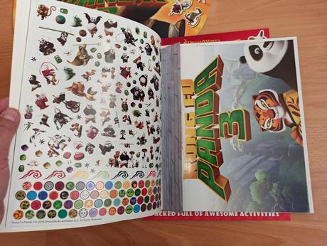 Kung fu panda 3 - akctivity / sticker,