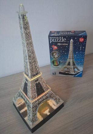 3d puzzle - eiffelova veža, 