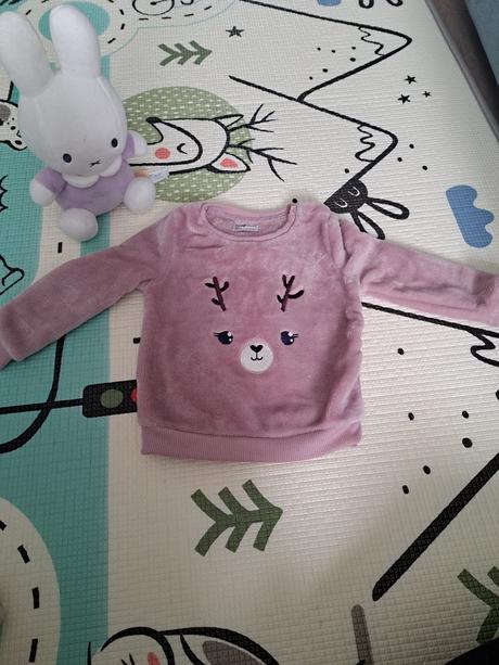 Plyšová mikina, pepco,80