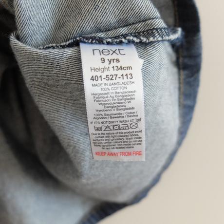 Riflové šaty next 134, next,134