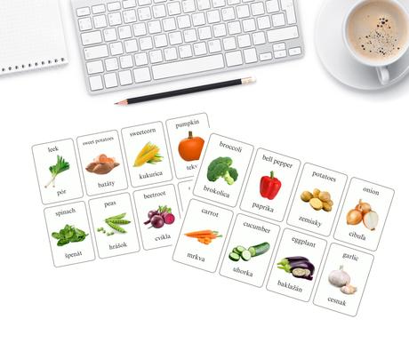 Veľká montessori sada s realistickými obrázkami,