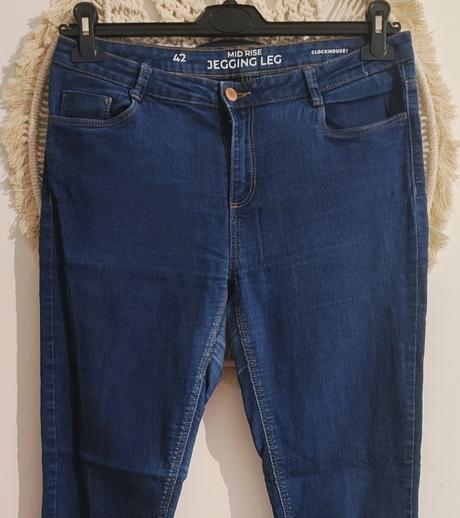 Obtiahnuté džínsy/ jegginy c&a, c&a,xl