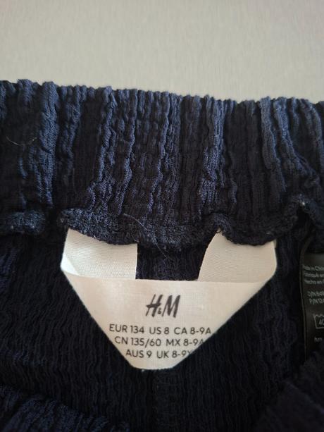 Široké nohavice hm 134, h&m,134