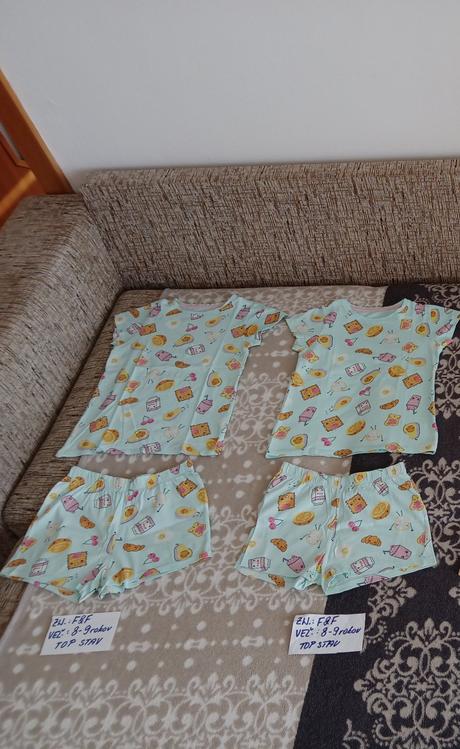 Dievčenské pyžamka zn.f&f veľ.8-9rokov, 128