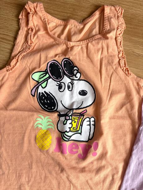 Snoopy top 2x  134/140, h&m,134