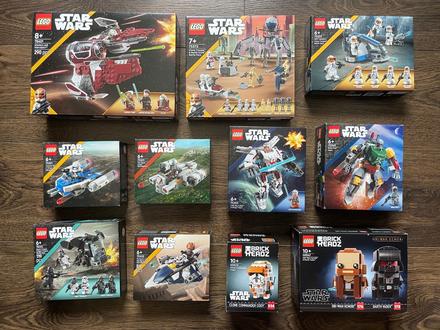 Lego star wars menšie sety,