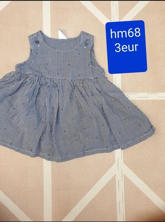 Šatky s bodyčkom, h&m,68