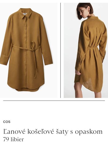 Cos lanove, koselove saty v. 44, cos,44