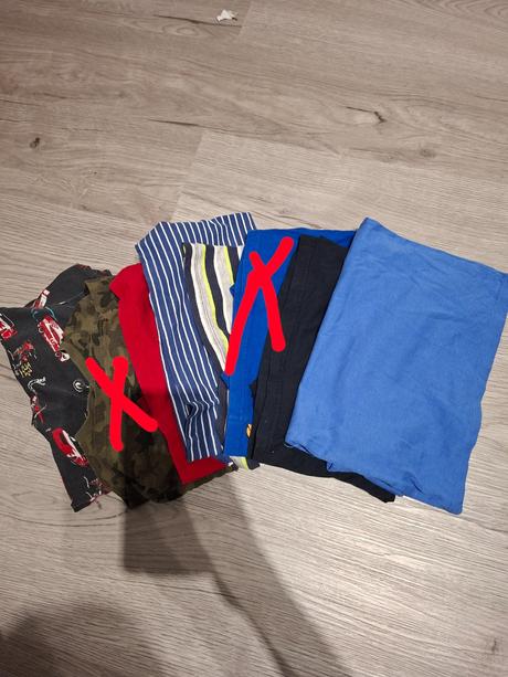 Tričká 6 ks. 98-104, 98