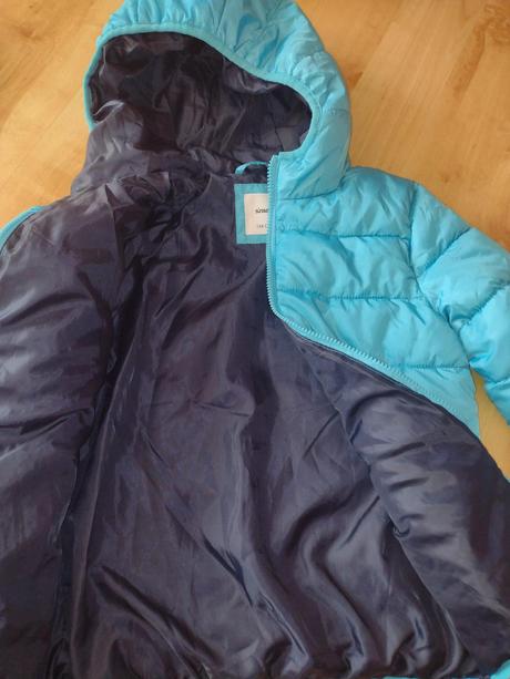 Tyrkysová bunda super stav, sinsay,134