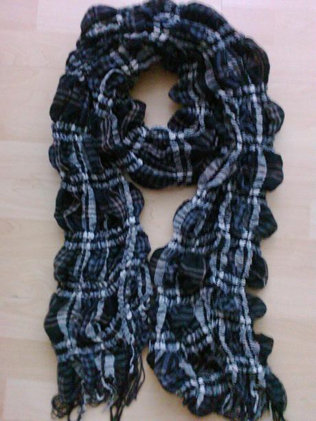 Šálik riasený, xxl