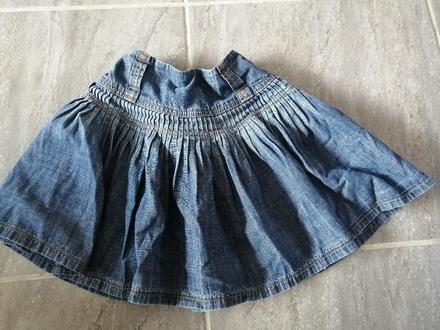 Riflová suknička next v 122, 6-7 r., next,122