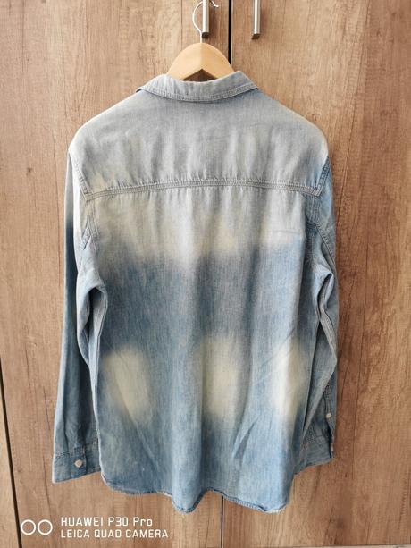 Pánska rifľová košeľa, h&m,m