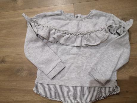 Krasna elegantna mikina s volanikmi, dopodopo,92