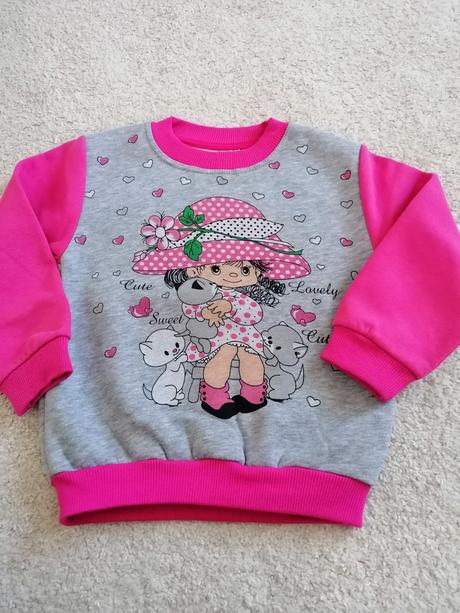 Teplá nenosena mikinka, 104