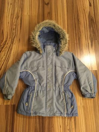 Zimná praktická bunda s mikinou + rukavice, 104