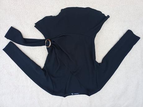 Boohoo čierna dámska krásna blúzka v super stave e, xs