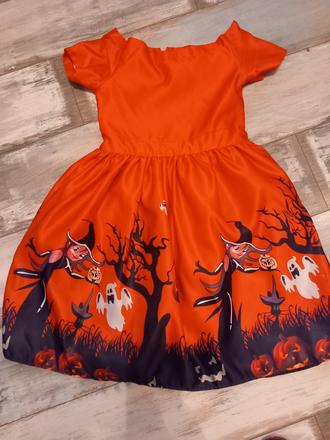 Šaty na halloween veľ.152/158, 152