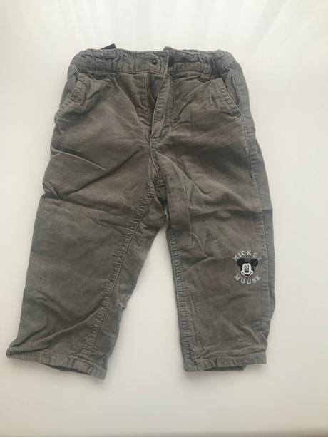 Podšité nohavice, h&m,80