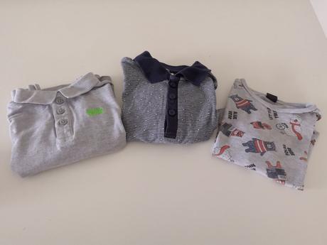 Tričká 3 ks, f&f,92